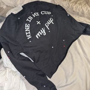 Mighty fine crewneck sweater womens
